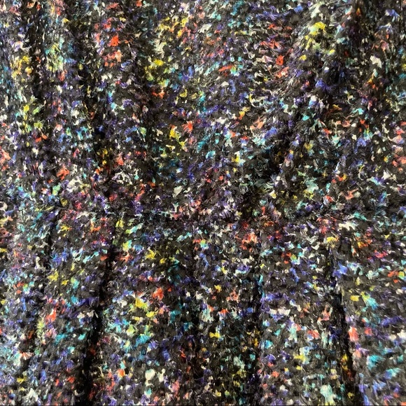 [BCBGeneration] Black/Multi Flocked Mini Dress - Picture 8 of 8